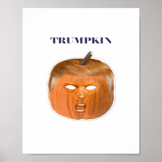 トランプキン・ハロウィンマスク クラシック ポスター (正面)