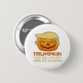 トランプキン ハロウィン おもしろ クラシック 缶バッジ (正面&裏面)