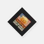 トランプキン・ハロウィン・おもしろ・シンプルデザイン スタンダードカクテルナプキン (角)