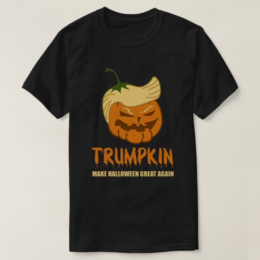 トランプキン-ハロウィーンを再素晴らしび作る Tシャツ (デザイン正面)