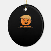 トランプキン – ハロウィーンを再素晴らし開するクラシック セラミックオーナメント (左)
