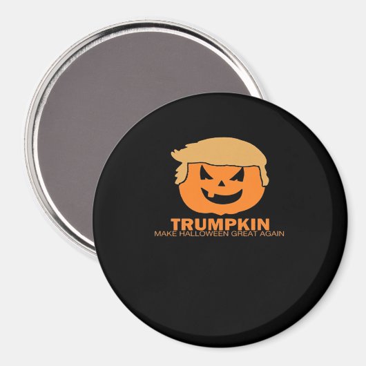 トランプキン – ハロウィーンを再素晴らし開するクラシック マグネット (正面/裏面)
