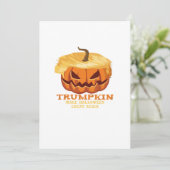 トランプキン 面白いハロウィンのかぼちゃ - クラシックコスチューム シーズンカード (スタンド正面)