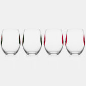 トランプクラシックトランプのポーカールーム ステムなしワイングラス (右)