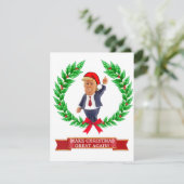 トランプクリスマスカード シーズンカード (スタンド正面)