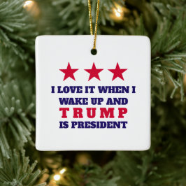 トランプクリスマスツリーオーナメントデコール セラミックオーナメント
