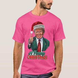トランプクリスマス – サンタドールとのフェスティバルユーモア Tシャツ