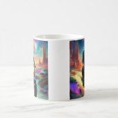 トランプクールライディングオートバイエイリアン惑星MAGA コーヒーマグカップ (中央)