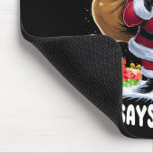 トランプグランドパクロースヨーヨーヨーヨーヨークリスマス マウスパッド (コーナー)