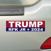 トランプケネディRFK JRバンパーステッカー バンパーステッカー (車上)