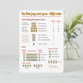 トランプゲームの規則-記録します 招待状 (スタンド正面)