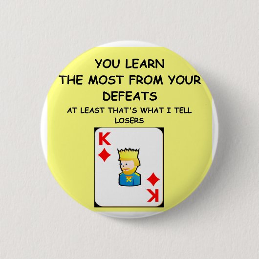 トランプゲーム 缶バッジ (正面)