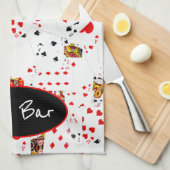 トランプコレクション（名前） キッチンタオル (四つ折り)