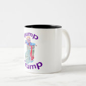 トランプコーヒーマグをダンプ ツートーンマグカップ (正面右)