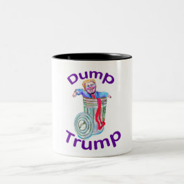 トランプコーヒーマグをダンプ ツートーンマグカップ