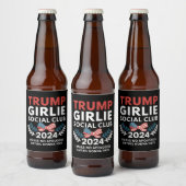 トランプコ女の子らしケット社会倶楽部弓選挙 ビールラベル (ボトル)