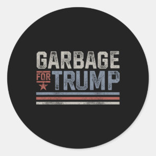 トランプゴミ2024用ごみT用ヴィンテージごみ ラウンドシール
