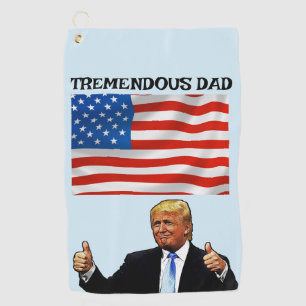トランプゴルフタオル大パパ ゴルフタオル