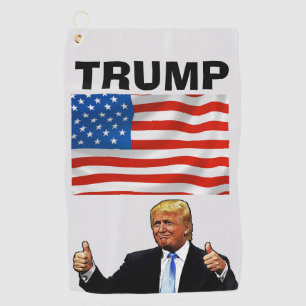 トランプゴルフタオル愛国心 ゴルフタオル