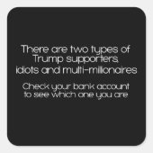 トランプサポーター広場Stiには2種類ある スクエアシール (正面)