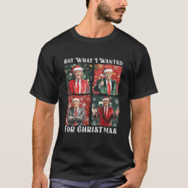 トランプサンタクリスマス得2024私がクリスマスのために欲しかった Tシャツ