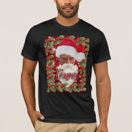 トランプサンタクロースおもしろいクリスマストランプクリスマス Tシャツ