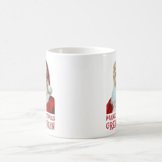 トランプサンタクロース | 再びクリスマスを素晴らし作る コーヒーマグカップ (中央)