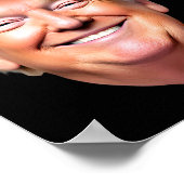 トランプサンタハットドおもしろいナルドトランプクリスマスニューリー ポスター (角)