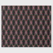 トランプサンタハットメリークリスマス醜いセーター ラッピングペーパー (フラット)