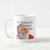 トランプサンタTシャツ コーヒーマグカップ (左)