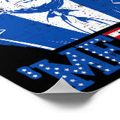 トランプシャツメリカトランプ米国国旗7月4日 ポスター (角)