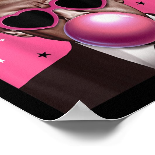 トランプシャツメン子供へズレディメンドナルドトランプダブル ポスター (角)