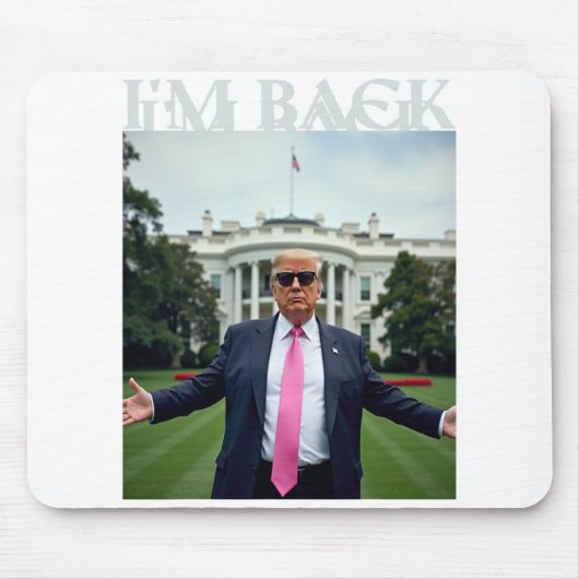 トランプシャ男性へツ2025 マウスパッド (正面)
