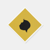 トランプシルエットカクテルナプキン スタンダードカクテルナプキン (角)