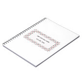 トランプシンボルミニマリストゲストブック ノートブック (左側)