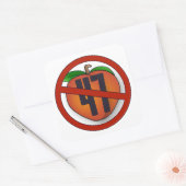 トランプシールを貼る スクエアシール (封筒)