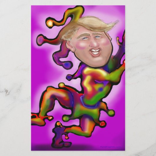 トランプジェスター 便箋 (正面)