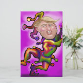 トランプジェスター 便箋 (スタンド正面)