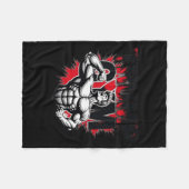 トランプジム フリースブランケット (正面(横))