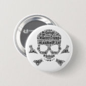 トランプスカルとクロスボーンの逮捕 缶バッジ (正面&裏面)