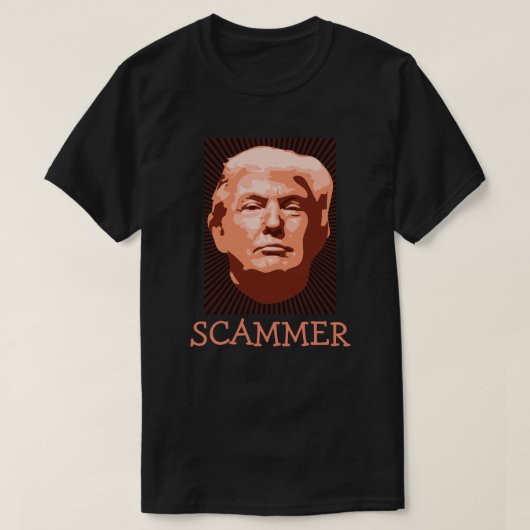 トランプスキャマーTシャツ Tシャツ (デザイン正面)