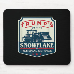 トランプススノーフレークRmovalサービスおもしろいドナルドトランプ マウスパッド