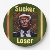 トランプスッカー/ローザー紙プレート ペーパープレート (正面)