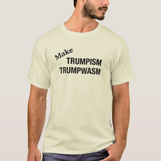 トランプストップトラムを作る Tシャツ (正面)