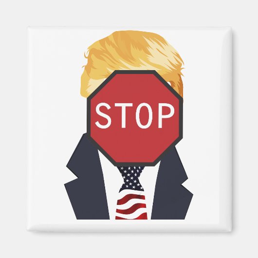 トランプストップマグネット マグネット (正面)