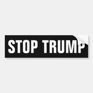 トランプストップル バンパーステッカー