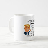 トランプスドイおもしろいトル誕生日プレゼント コーヒーマグカップ (正面左)