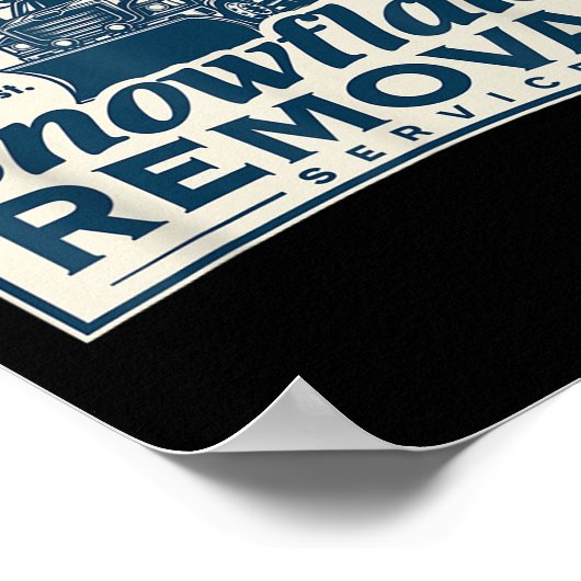 トランプスノーフレーク除去サービスおもしろいトランプ2024 ポスター (角)