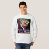 トランプスローガン基本長袖Tシャツ Tシャツ (正面フル)