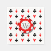 トランプスーツ スタンダードカクテルナプキン (正面)